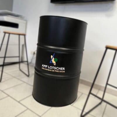 baril décoratif- AMP Lostcher- cm communication