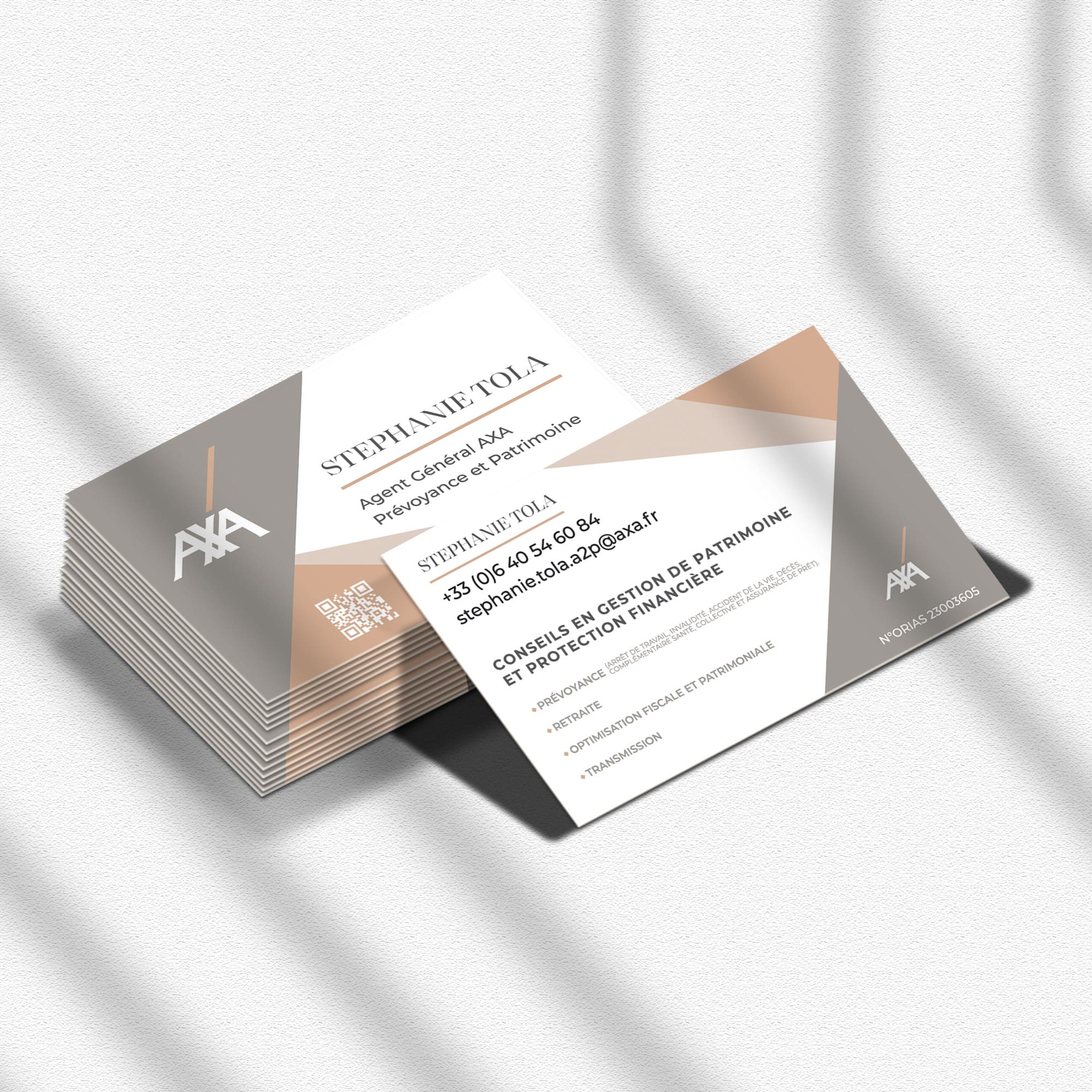 Carte de visite Axa - CM Communication