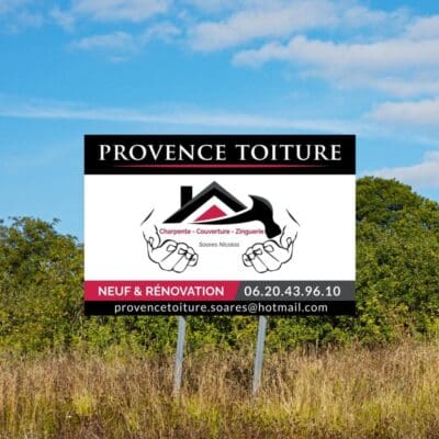 Panneau Provence toiture - CM Communication