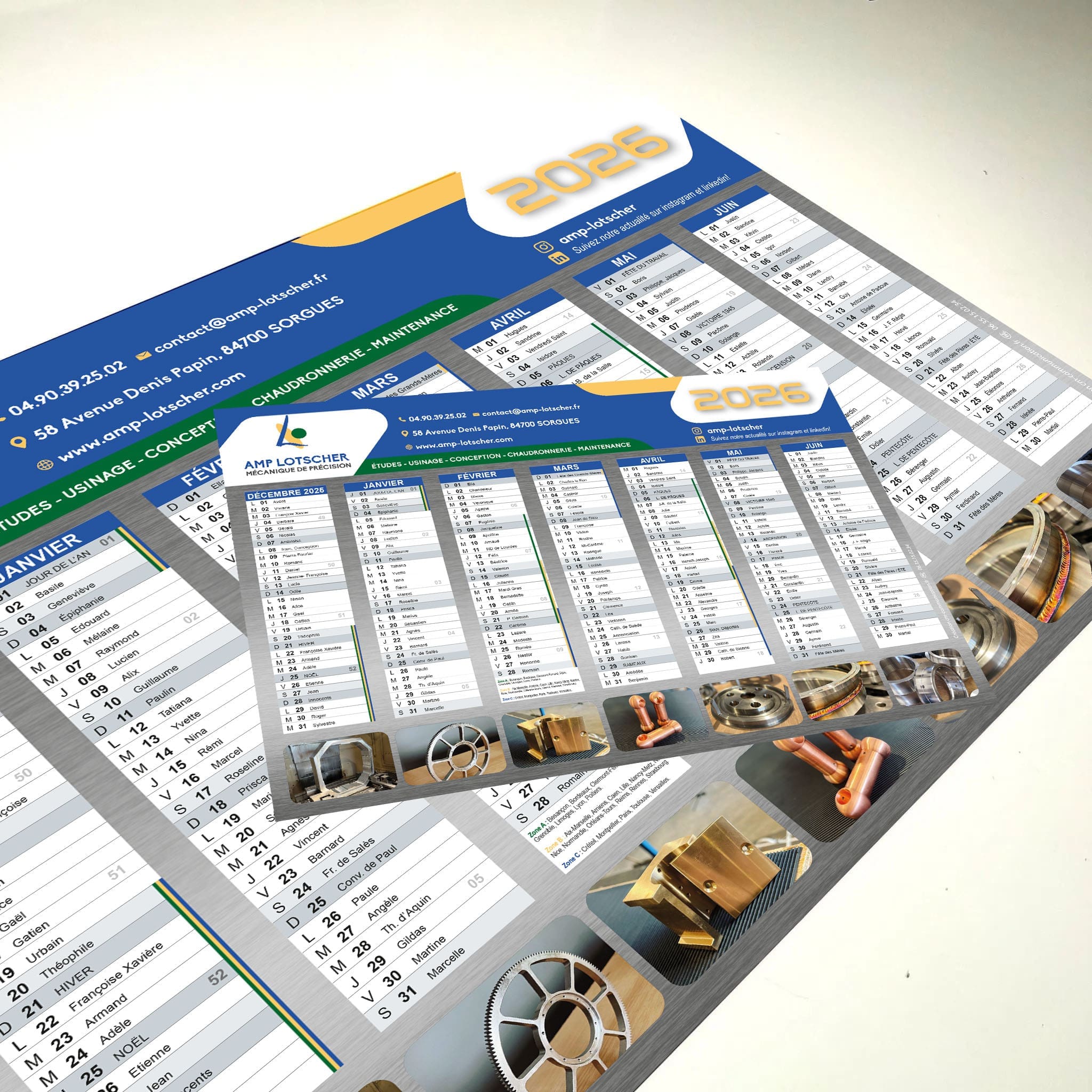 Un calendrier AMP Lotscher