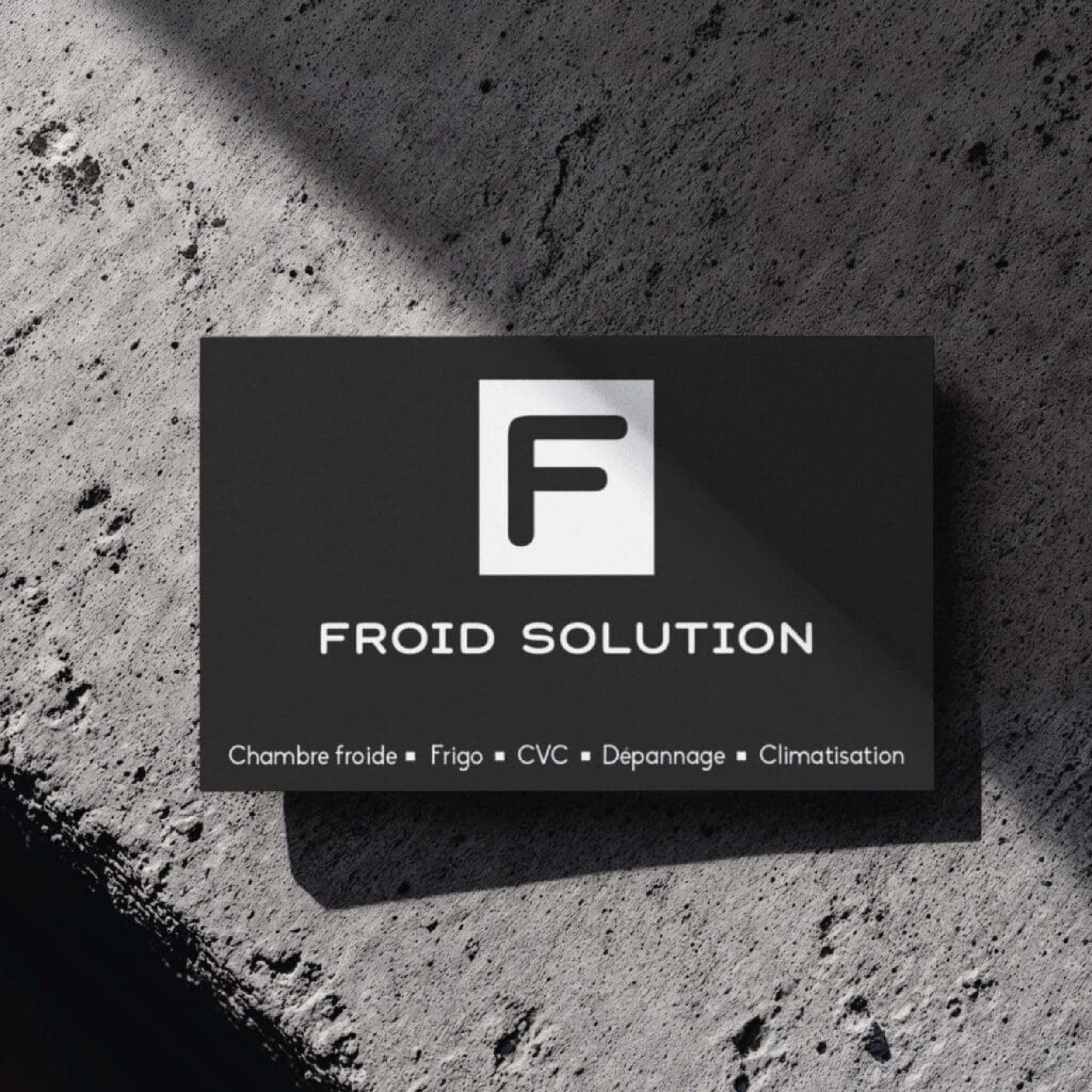 Une carte de visite pour Froid Solution