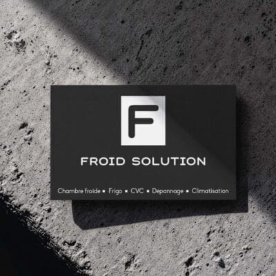 Une carte de visite pour Froid Solution