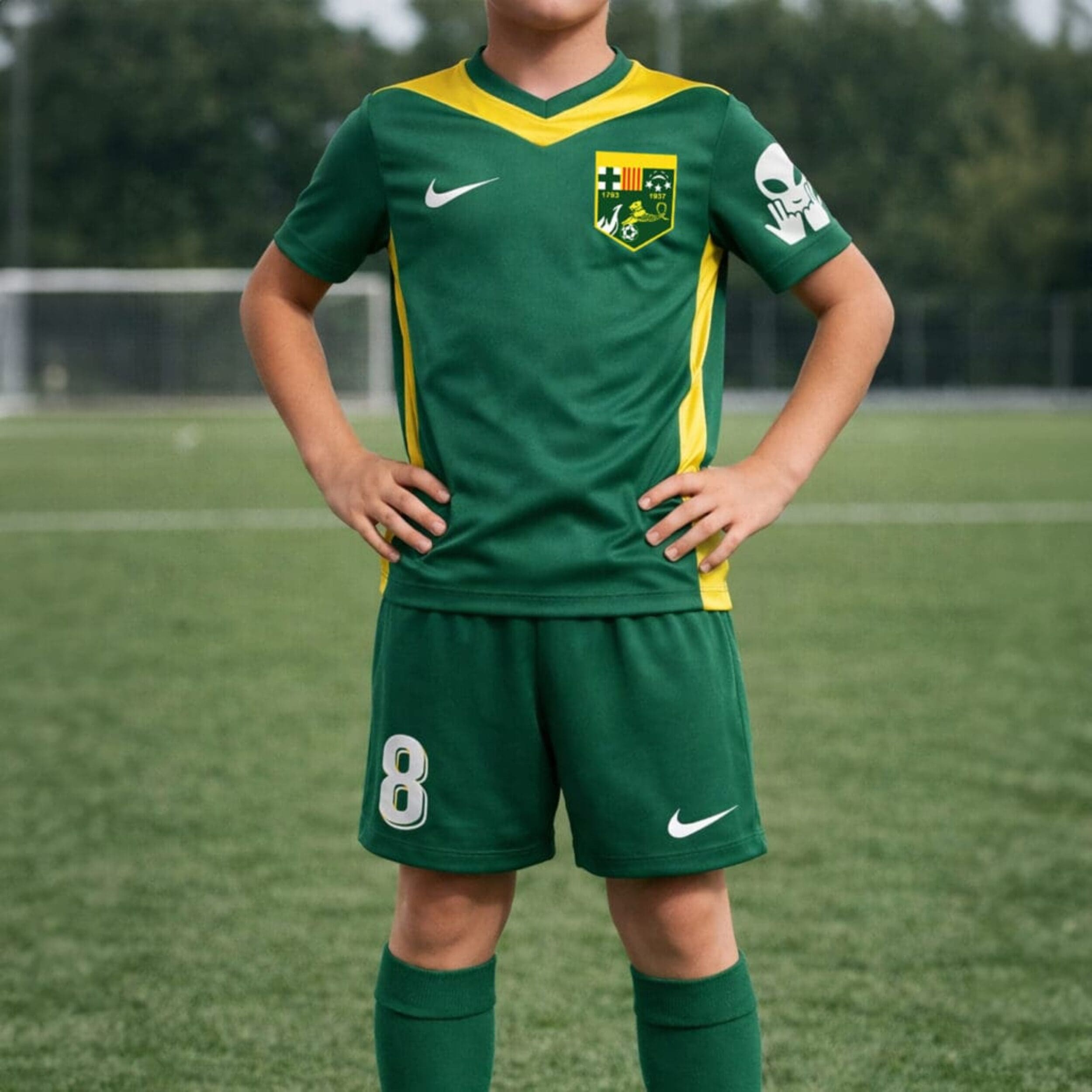 Tenue de foot personnalisée