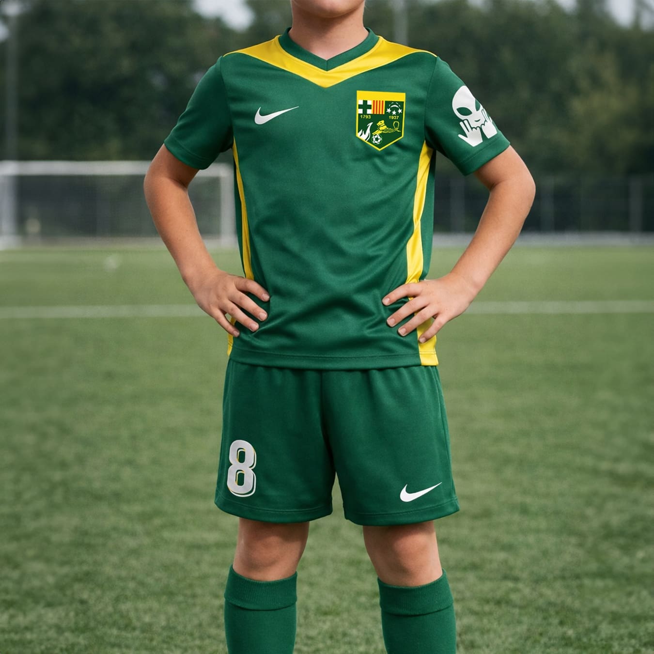 Tenue de foot personnalisée