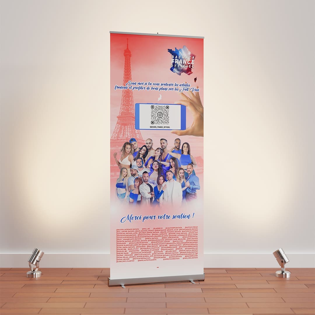 Roll-up Bachata France Officiel