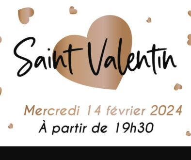 SAINT VALENTIN 14 février 2024 - Le Moulin des Sens-Salon de Provence